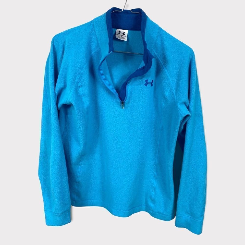 Under Armour Blue Fleece Jacket 1/4 Zip